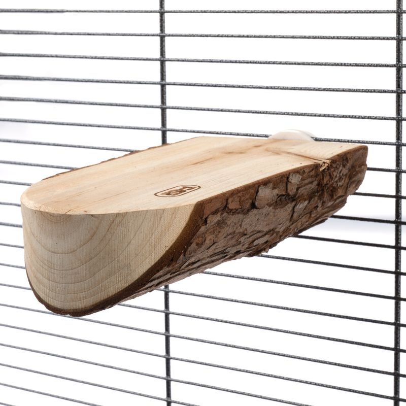 TIAKI Wooden Platform with Bark - Oval approx. 17 x 8 x 4 cm (L x W x H)