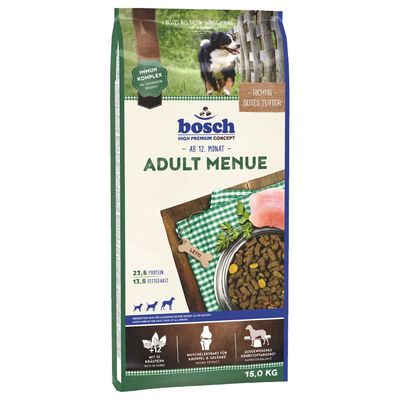 bosch Adult Menu Dry Dog Food 15kg
