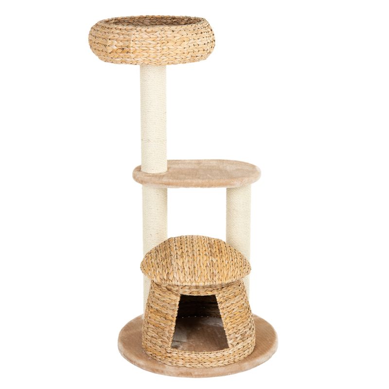 Banana Leaf Bali Cat Tree Beige