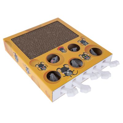 TIAKI Whack-a-Mole 2-in-1 Cat Toy 36 x 26 x 6 cm (L x W x H)