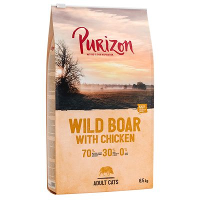 Purizon Adult Grain-Free Dry Cat Food Economy Pack Adult Chicken with Fish (2 x 6.5kg)