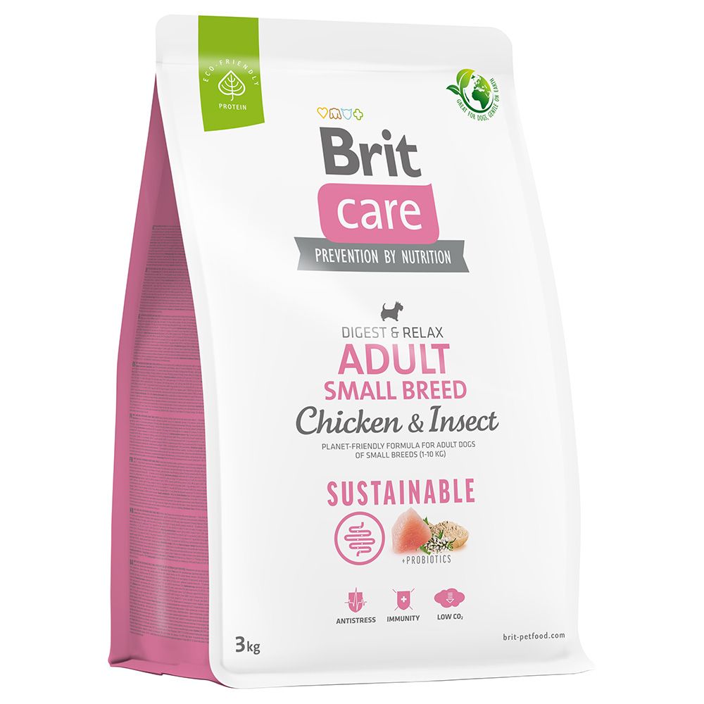 Brit Care Dog Sustainable Adult Small Breed Chicken & Insects 3kg