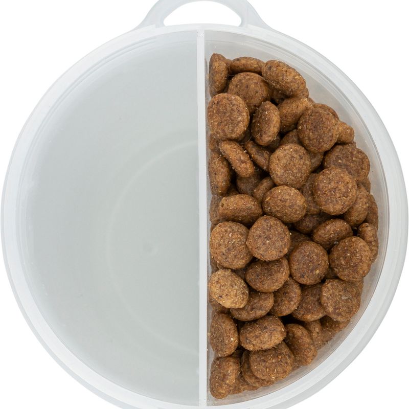 Trixie Food and Water Container 2 x 350ml, 11cm diameter x 23cm (H)