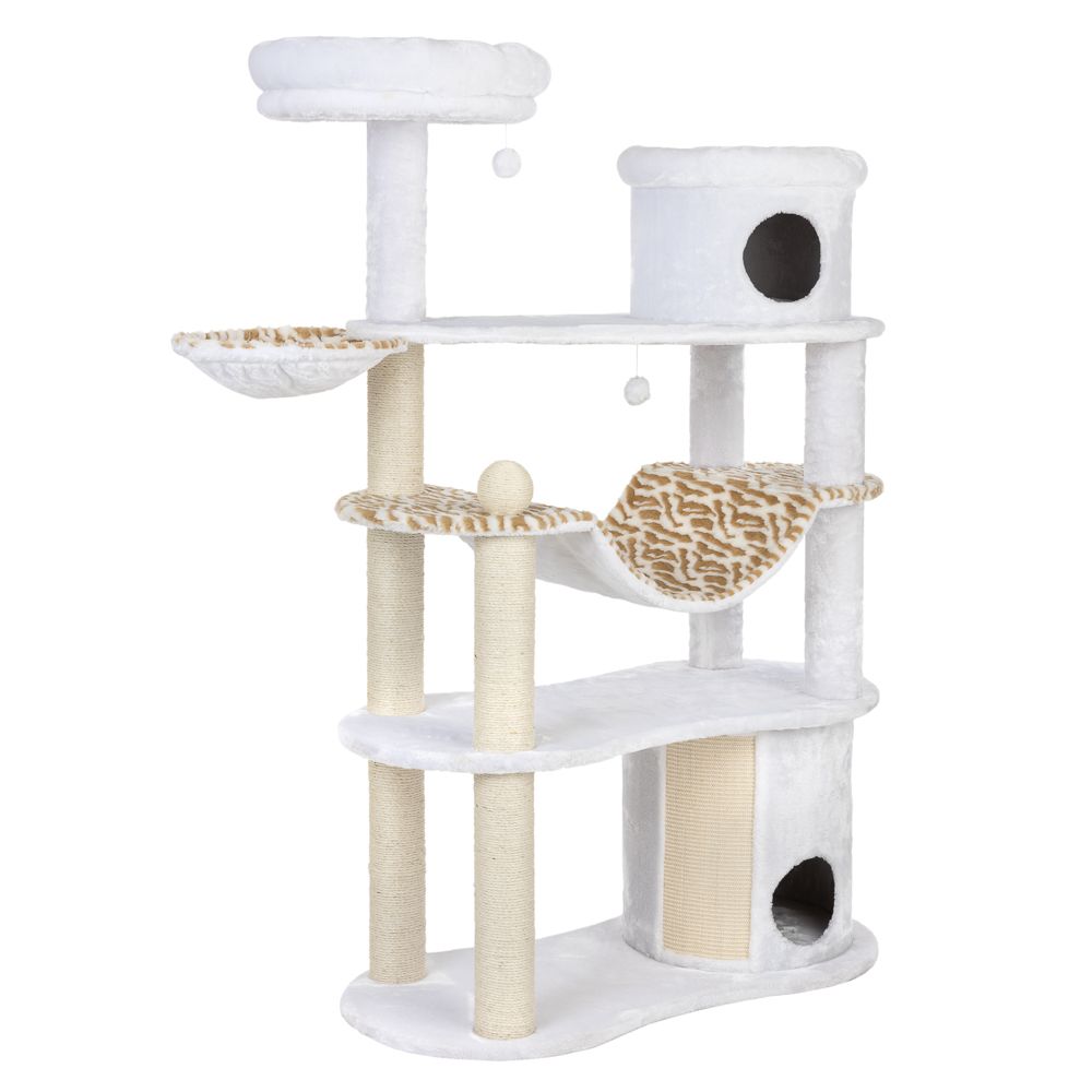 White Tiger XXL Cat Tree White (2 packages)