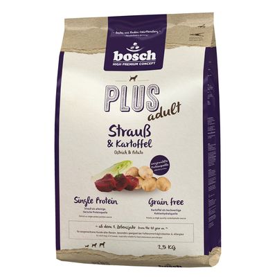 bosch Plus Ostrich & Potato HPC Dry Dog Food 12.5kg