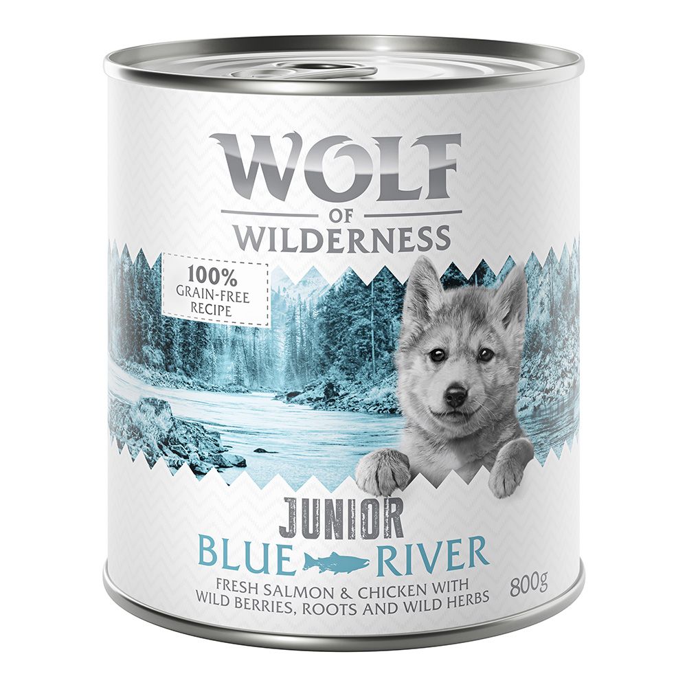 Little Wolf of Wilderness 6 x 800g Wild Hills Junior - Duck & Veal