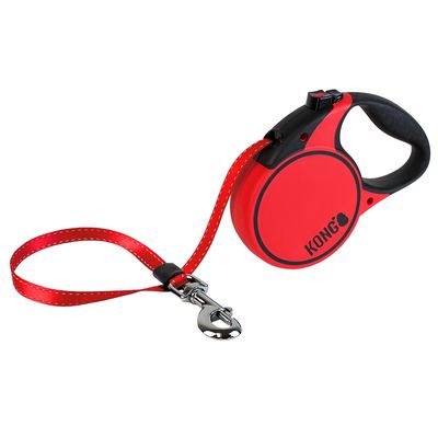 KONG Terrain Dog Lead - Red S: up to 20kg, Length approx. 5m