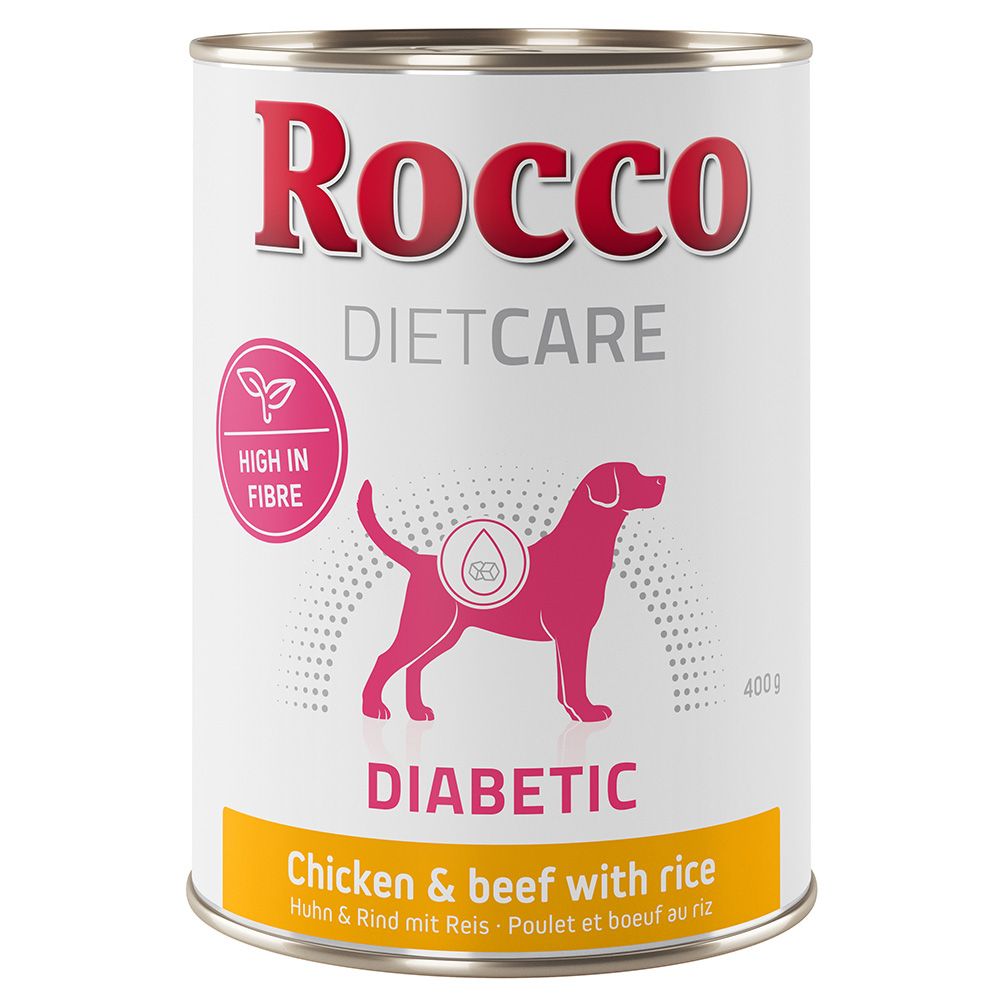 Rocco Diet Care Diabetic - Chicken & Beef with Rice 6 x 400g
