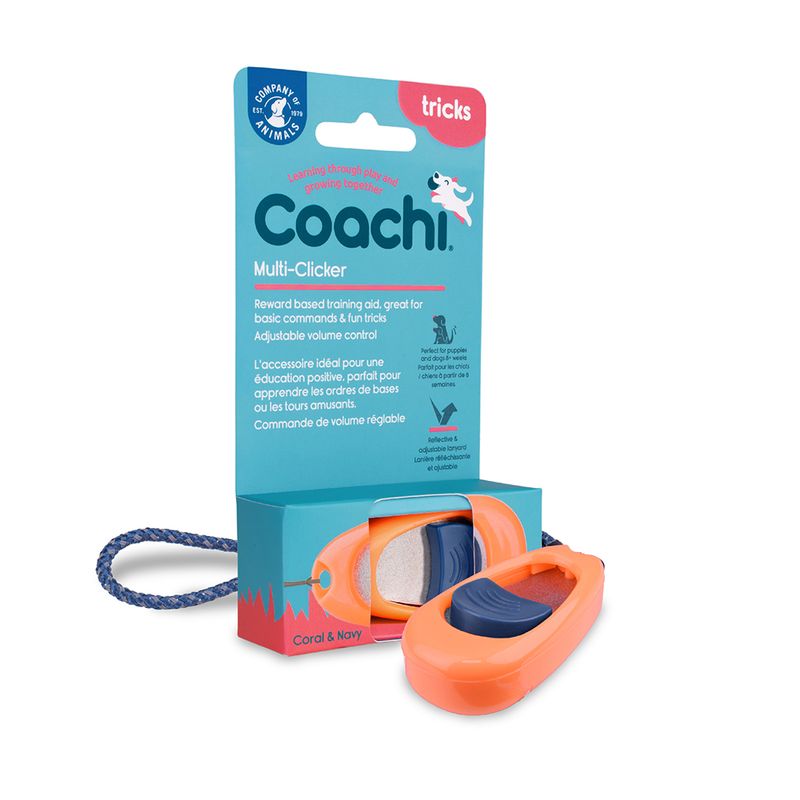 Coachi Multi-Clicker for Dogs Navy