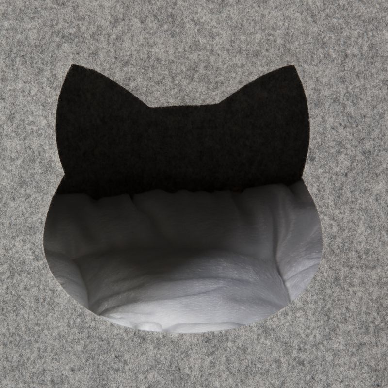 Felt Cat Den for Shelves 33 x 33 x 33 cm (L x W x H)