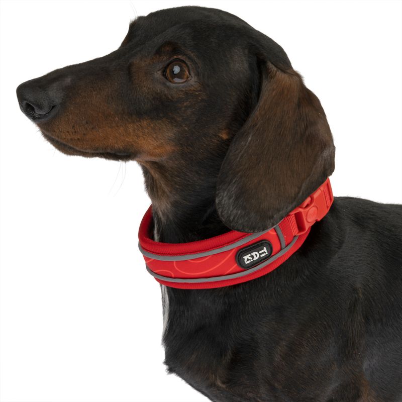 TIAKI Collar Soft & Safe, red Size XS: 25 - 35 cm neck circumference, W 40 mm