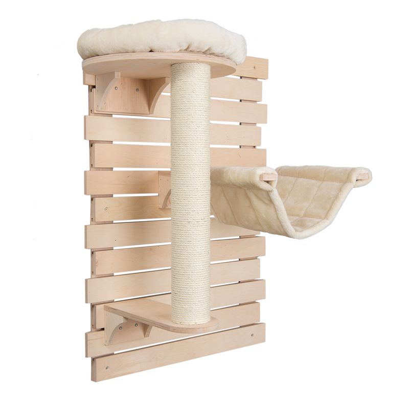 Natural Paradise Wall Scratching Board - Dahlia Cream