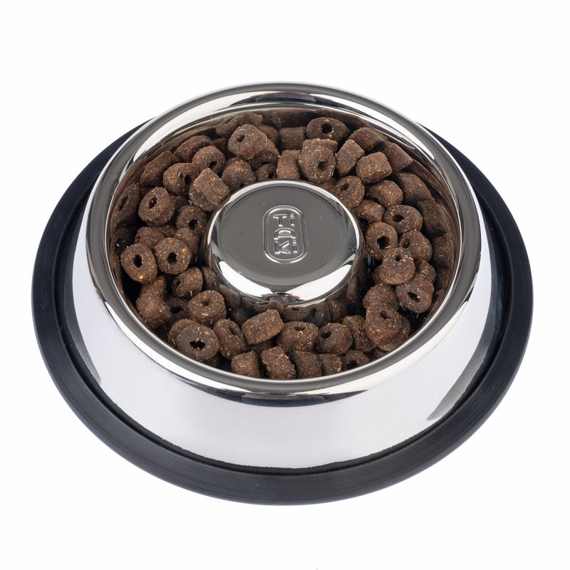 TIAKI Silvered Slow-Feeding Bowl 570ml (24.5cm diameter)