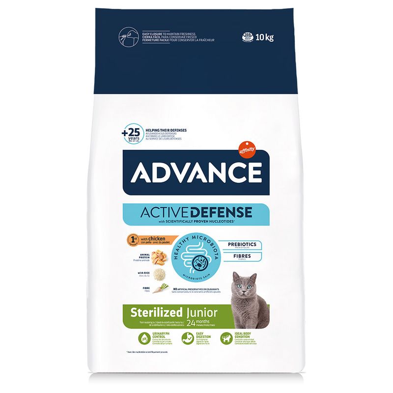 10kg Affinity Advance Dry Cat Food - 8.5kg + 1.5kg Free! * Hairball Sterilised with Turkey (10kg)