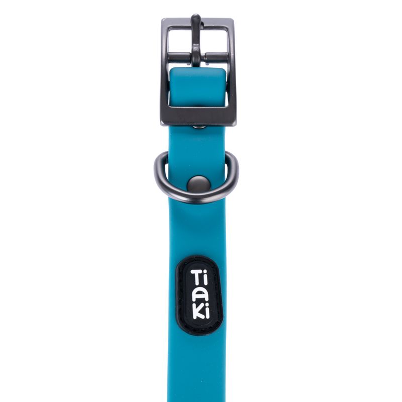 TIAKI water-repellent PVC collar, blue Size S: 24-36 cm neck circumference