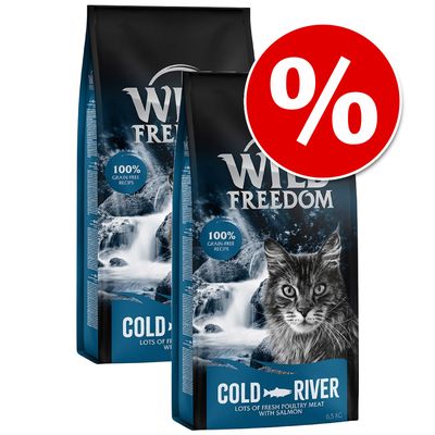 Wild Freedom Grain-Free Dry Cat Food Economy Pack 2 x 6.5kg Adult \