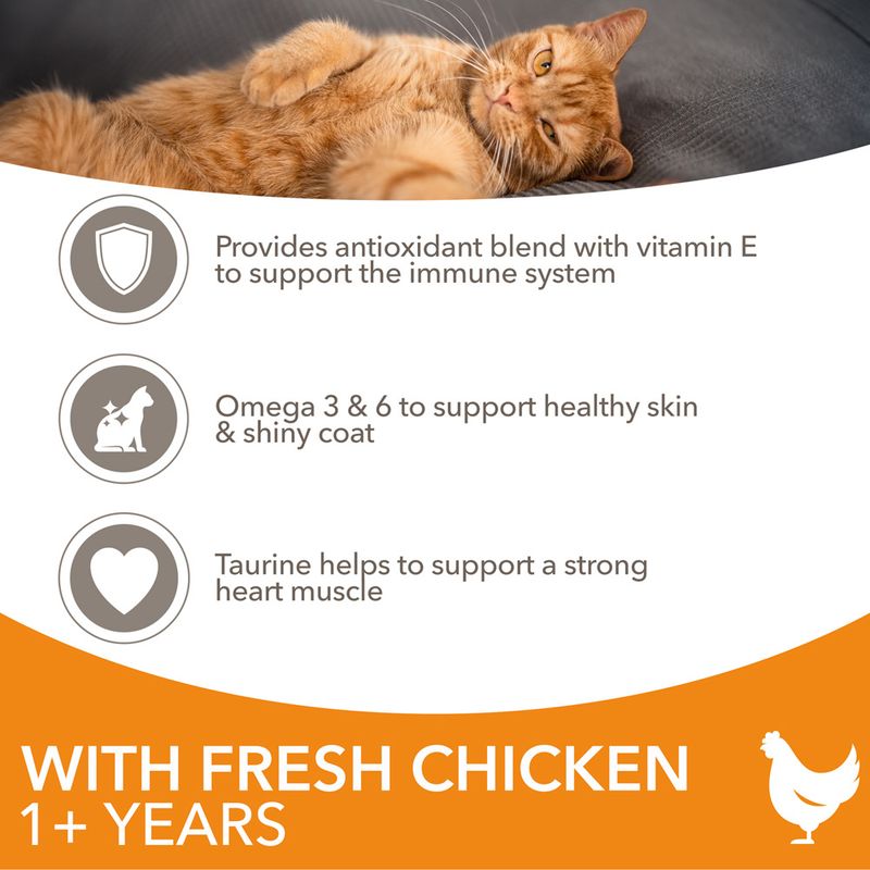 IAMS for Vitality Adult Fresh Chicken Dry Cat Food 3kg