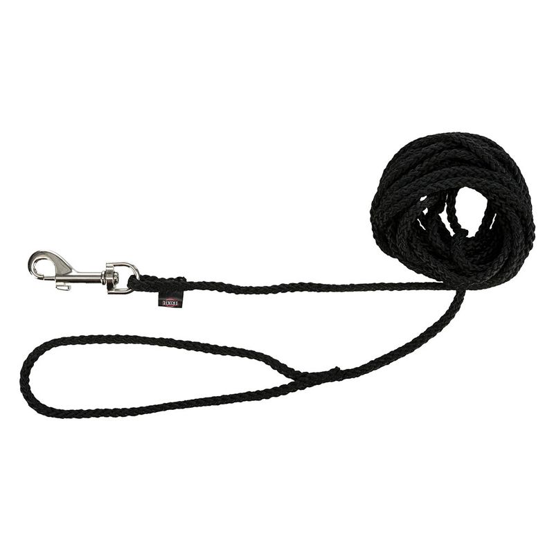 Trixie Round Drag Line - Black Size S–M: 5m (L), 5mm diameter