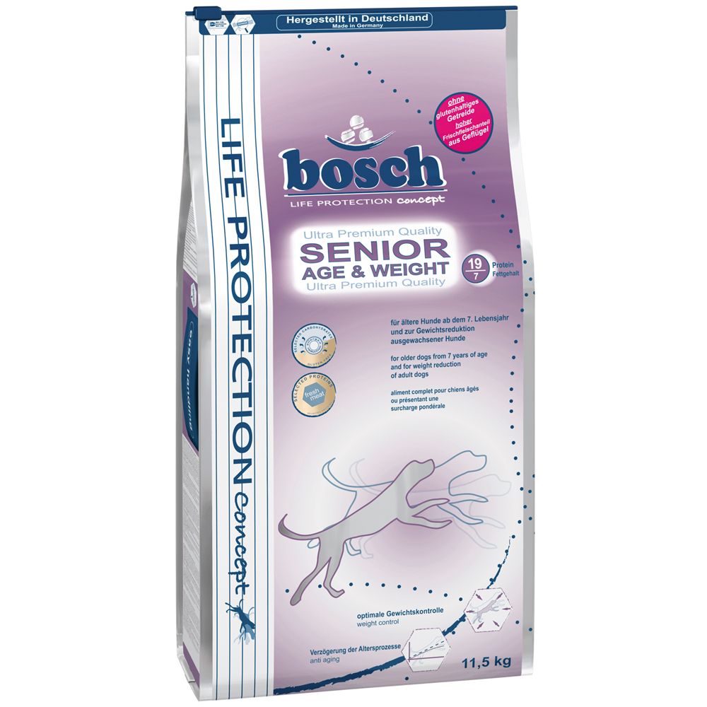 bosch Senior Age & Weight Dry Dog Food 11.5kg