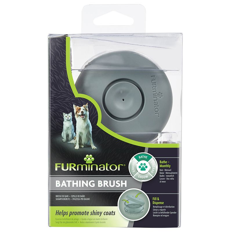 FURminator Bathing Brush 1 Brush: diameter 7.8 x (H) 4.8cm