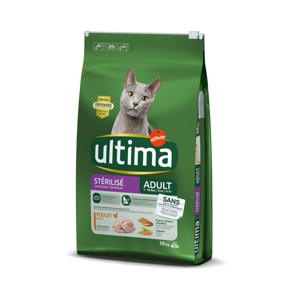 Ultima Adult Sterilised - Chicken & Barley 10kg