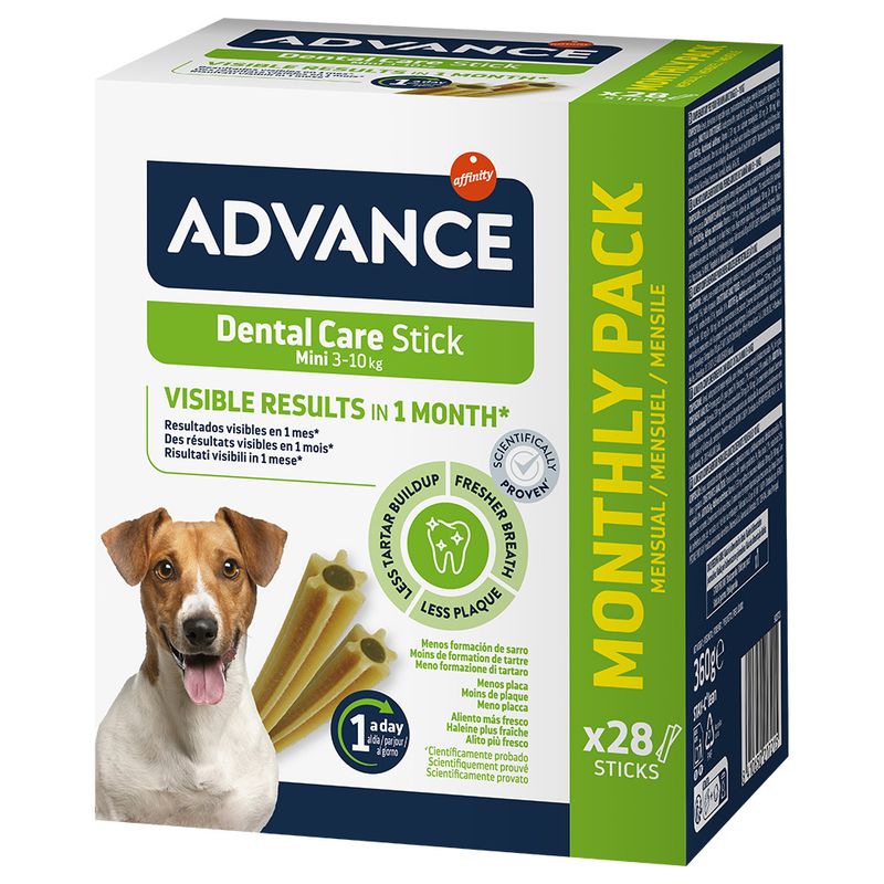3 x Advance Dog Snacks - 2 + 1 Free! * Dental Medium Sticks (3 x 720g)
