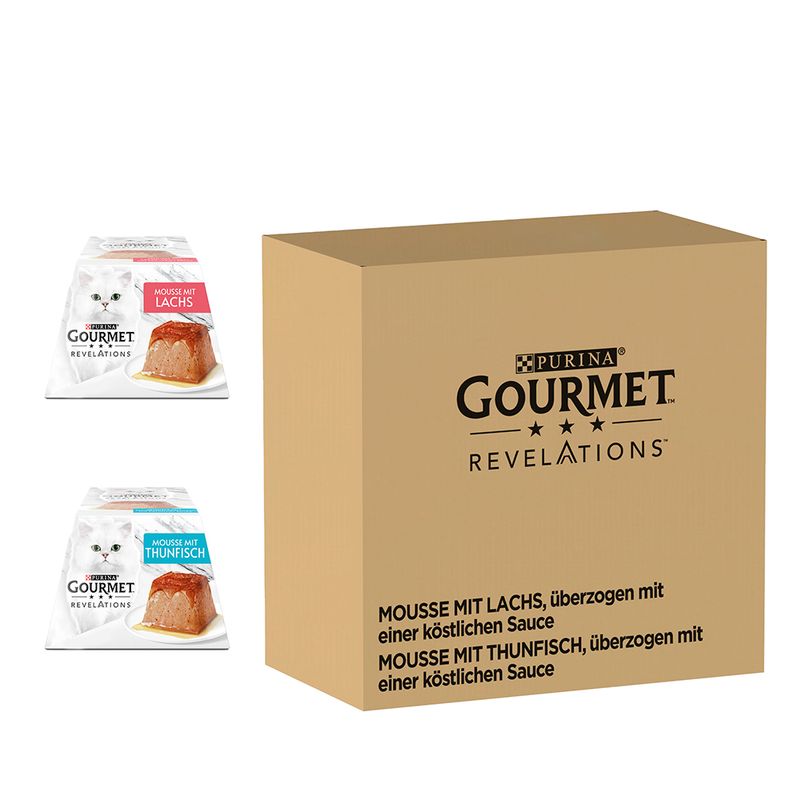 Gourmet Revelations Mousse Saver Pack 48 x 57g Chicken & Beef