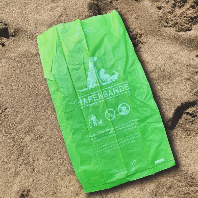 HAFENBANDE Compostable Poop Bags 8 Rolls of 15 Bags