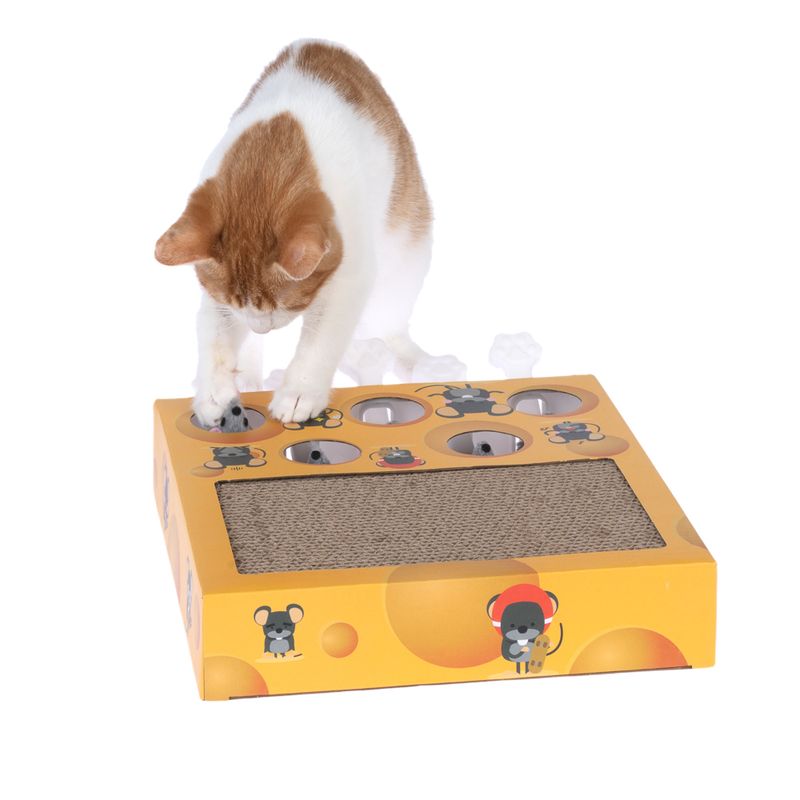 TIAKI Whack-a-Mole 2-in-1 Cat Toy 36 x 26 x 6 cm (L x W x H)