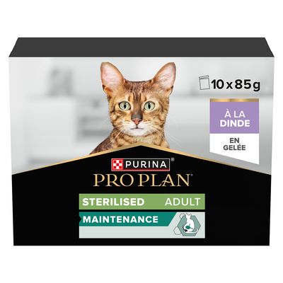 PURINA PRO PLAN Sterilised Adult Maintenance 10 x 85g Turkey