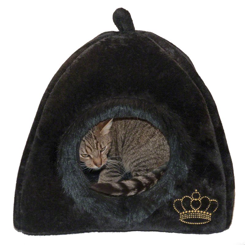 Royal Pet Black Cat Den 45 x 45 x 45 cm (L x W x H)