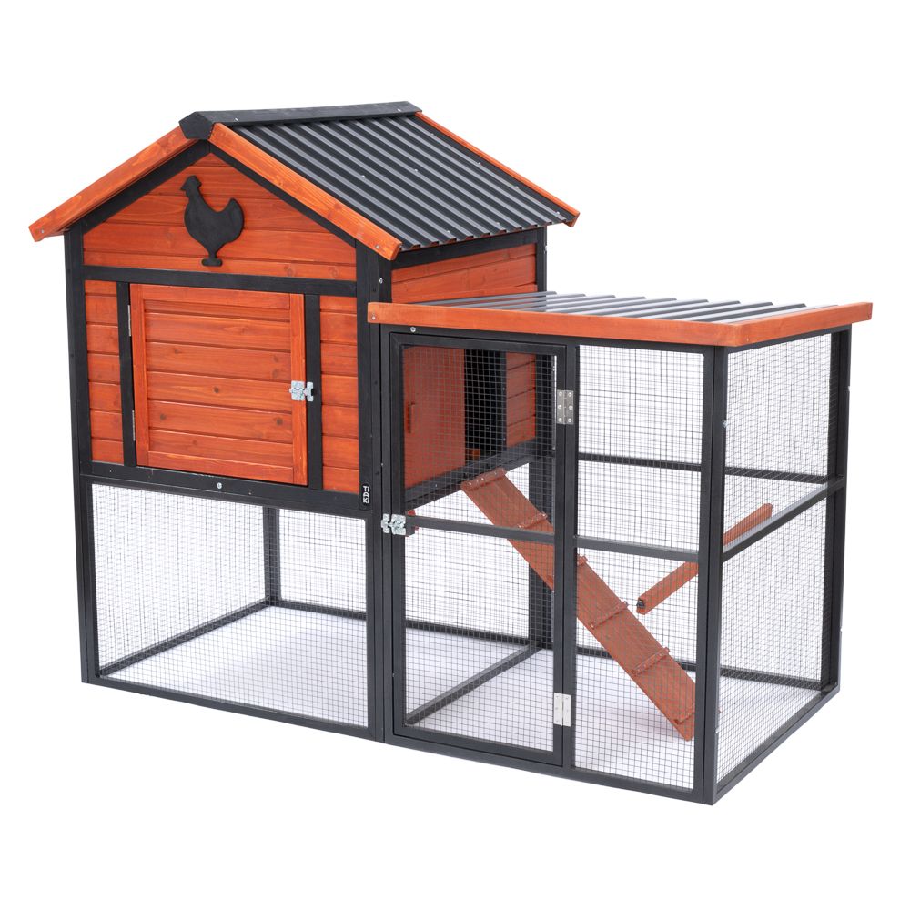 TIAKI Premium Chicken Coop 166 x 88 x 131.4 cm (2 Packages*) (L x W x H)