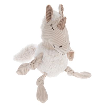 Sleepy Unicorn Dog Toy approx. L 32 x W 14 x H 12 cm