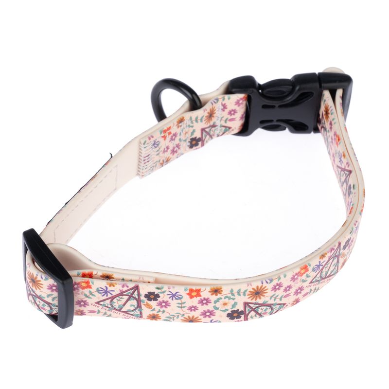 Harry Potter Deathly Hallows Collar - Beige Size S: Neck Circumference 25 - 36 cm, Width 20mm