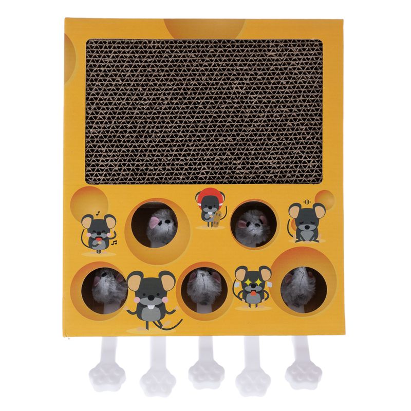 TIAKI Whack-a-Mole 2-in-1 Cat Toy 36 x 26 x 6 cm (L x W x H)