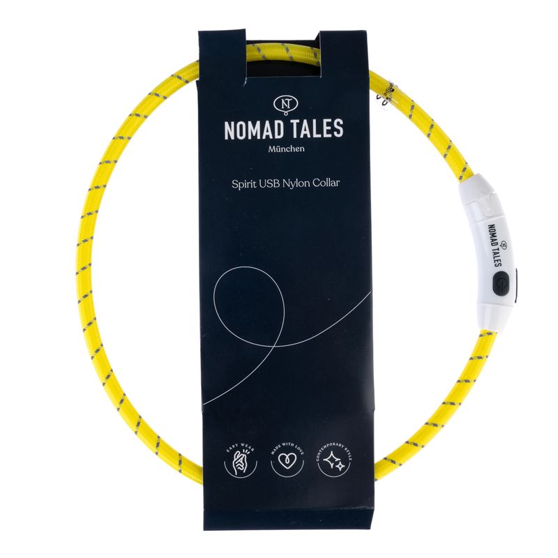 Nomad Tales Spirit USB Nylon Collar Yellow