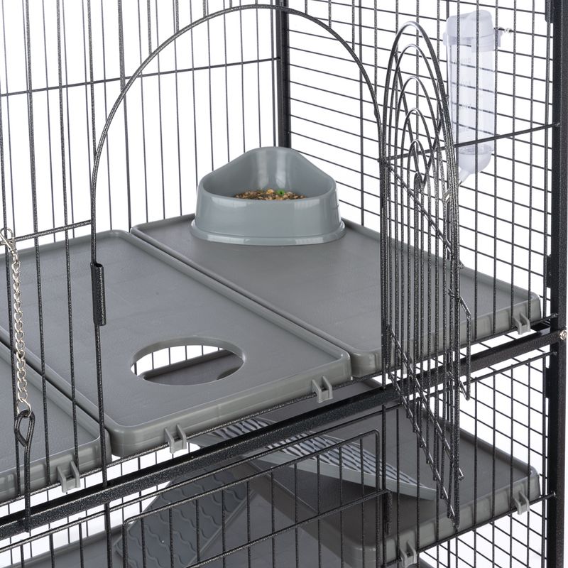 TIAKI Villa Small Pet Cage Main Cage: 79 x 52 x 99.5cm (L x W x H)