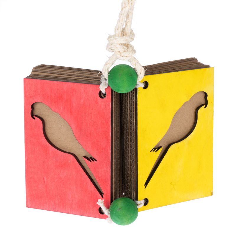 TIAKI Shredding Toy Hanging Book approx. 18 x 41cm (W x H)