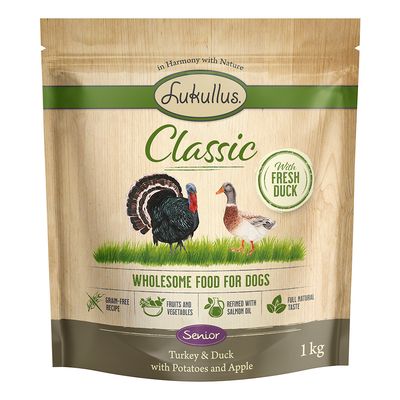 Lukullus Classic Senior Grain-Free Turkey & Duck 1kg