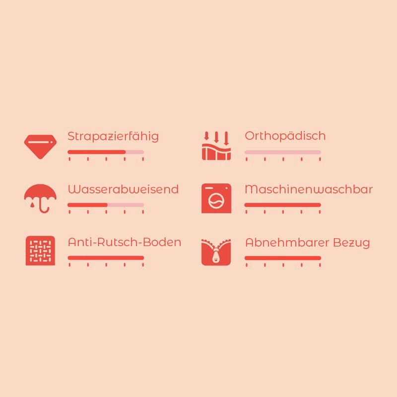 TIAKI cuddly cushion Abbey L 60 x W x H 45 x 8 cm