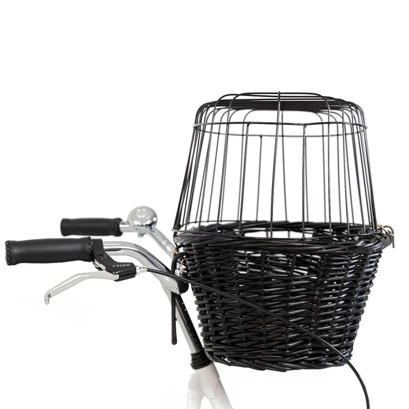 Trixie Bicycle Basket - Black 50 x 35 x 41 cm (L x W x H)
