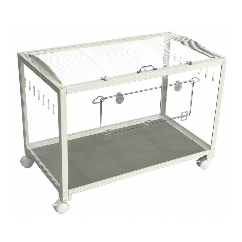 TIAKI Hamster Enclosure – White 79 x 44 x 60cm (L x W x H)