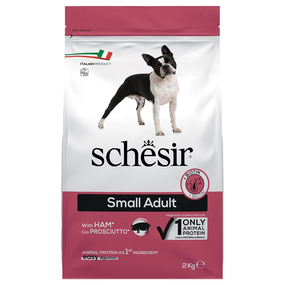 Schesir Dog Small Adult with Ham 2kg