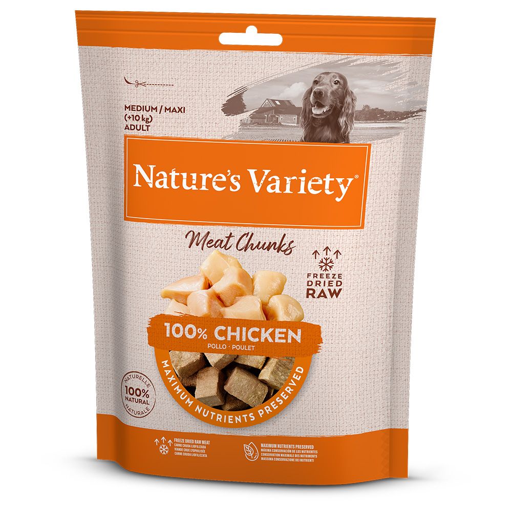 Nature's Variety Freeze-Dried Chunks for Dogs Chicken (50g)