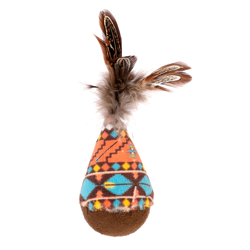 Modern Living Tumbler with feathers Cuzco 1 Toy