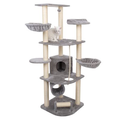zooplus Basics XL Scratching Post Grey