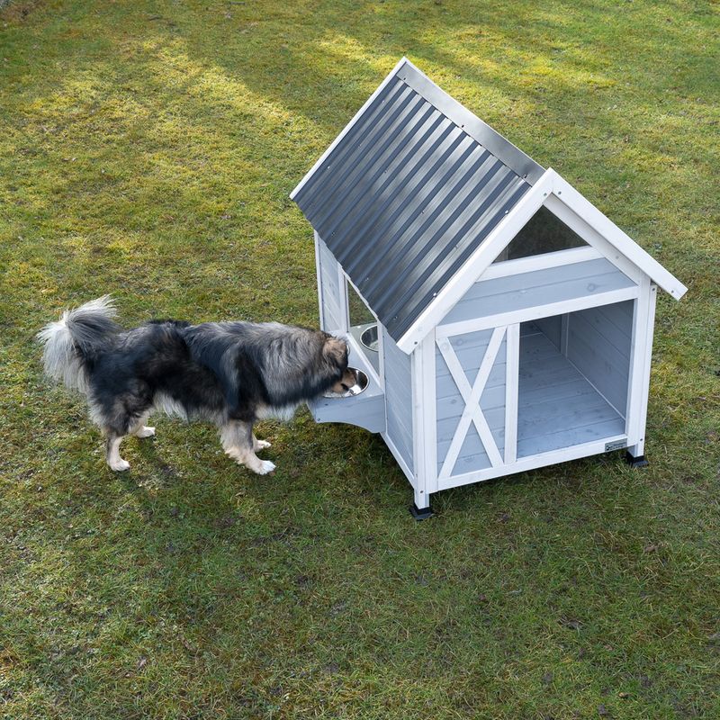 Modern Living Belmont Outdoor Dog Kennel approx. 101 x 92 x 95.5 cm (L x W x H)