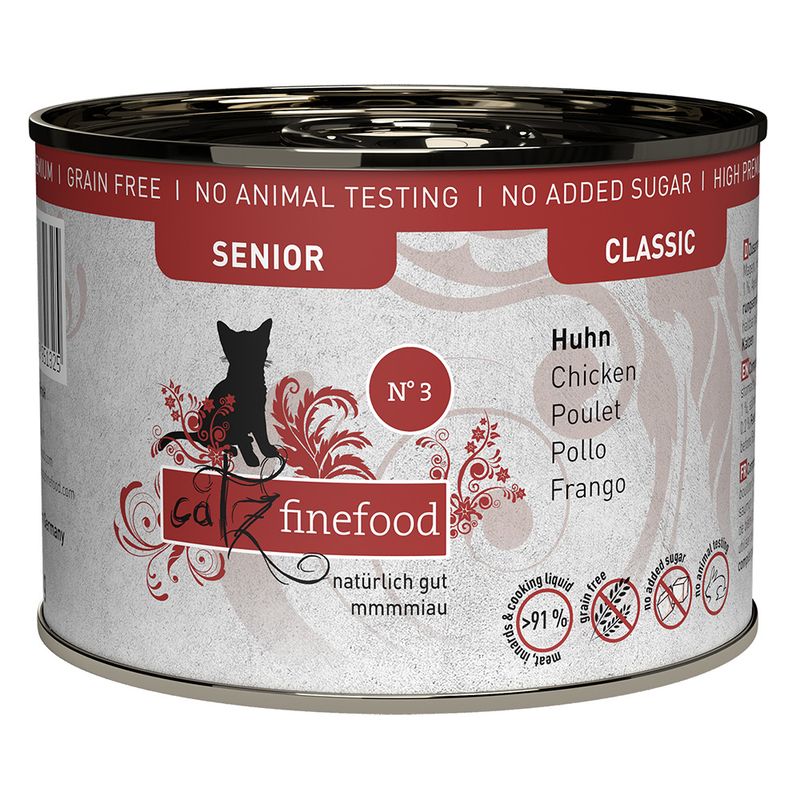 catz finefood Senior Saver Pack 24 x 200g Mixed Pack (3 Varieties)