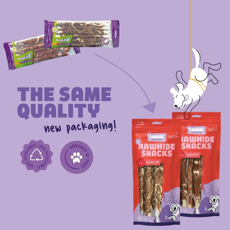 Braaaf Twister Beef with Cod 2 x 6 pieces