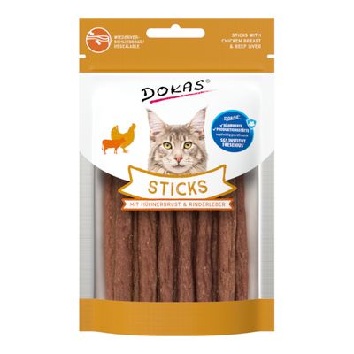Dokas Sticks 30g Chicken Breast & Beef Liver